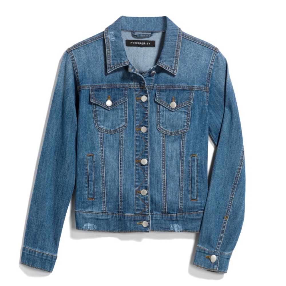 PROSPERITY DENIM: Jolene Stretch Denim Jacket